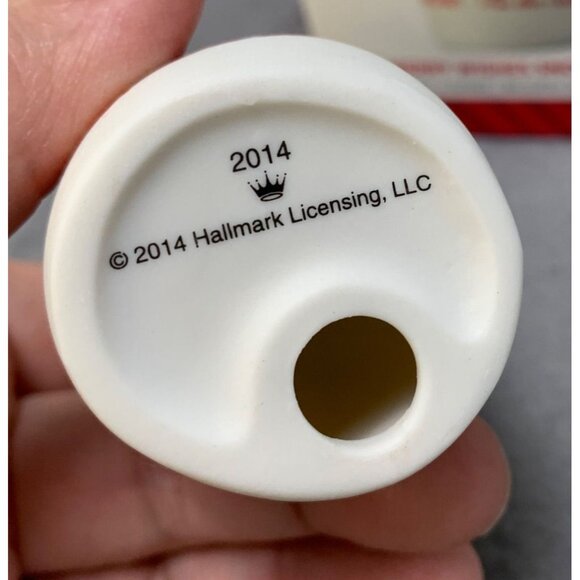 Hallmark Merry Wishes Snowman Ornament 2014 with box - Picture 9 of 14